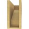 Ekena Millwork 6"W x 18"D x 12"H Classic Clemmons Rough Cedar Woodgrain TimberThane Corbel, Primed Tan CORUR06X18X12CLERCPR - alternate 4